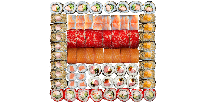 Праздничный 1,9 кг заказать суши