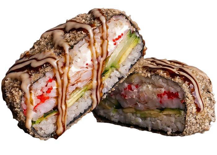 Суші бургер з Креветкою заказать суши Одеса Budusushi Суші бургер з Креветкою заказать суши