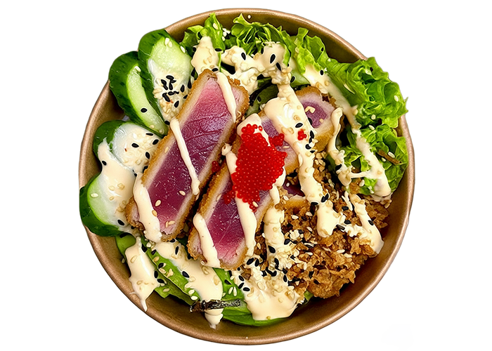 Боул-поке з Тунцем темпура заказать суши