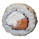 Филадельфия с лососем в кунжуте заказать суши min