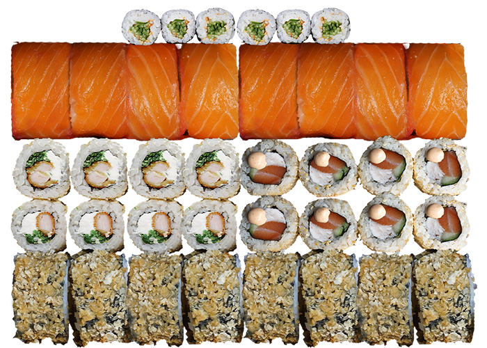 Два Лосося 1кг заказать суши Одесса Budusushi Два Лосося 1кг заказать суши
