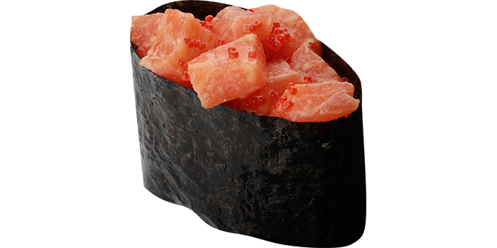 Гункан с лососем заказать суши