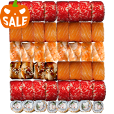 Холідей Бокс 1,3кг суші сет заказать суши min Budusushi Холідей Бокс 1,3кг суші сет заказать суши min