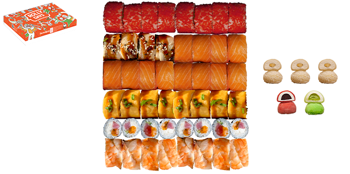 Набор суши + моти заказать суши
