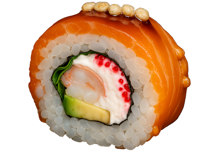 Філадельфія Лосось Плюс Креветка заказать суши Одеса Budusushi Філадельфія Лосось Плюс Креветка заказать суши