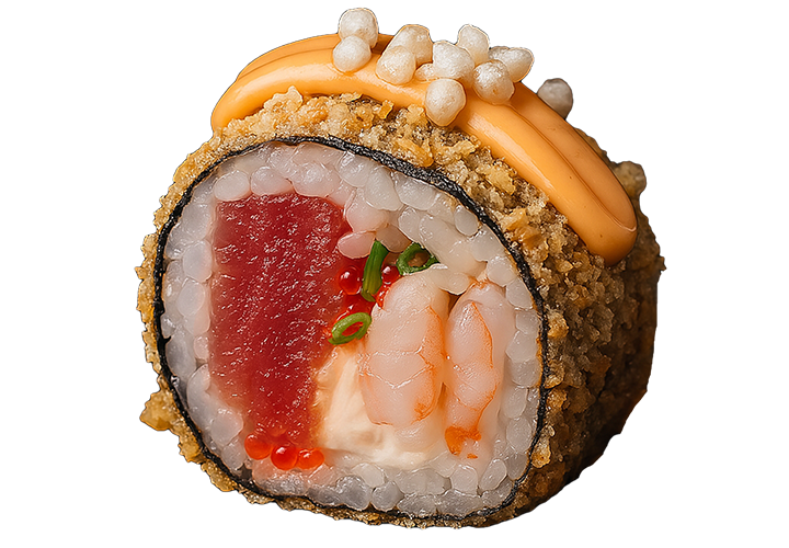 Горячий ролл Темпура Микс заказать суши Одесса Budusushi Горячий ролл Темпура Микс заказать суши