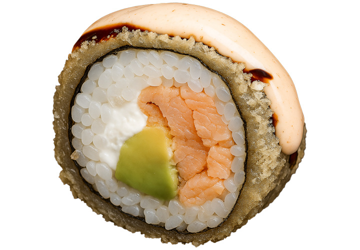 Гарячий рол Сяке Темпура заказать суши Одеса Budusushi Гарячий рол Сяке Темпура заказать суши