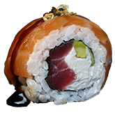 Авторський рол лосось BBQ заказать суши min